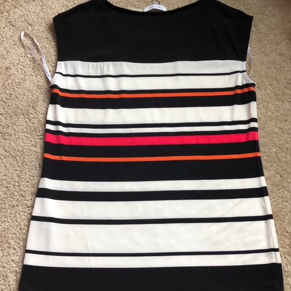 Calvin Klein sleeveless zipper blouse top small - Picture 6 of 6